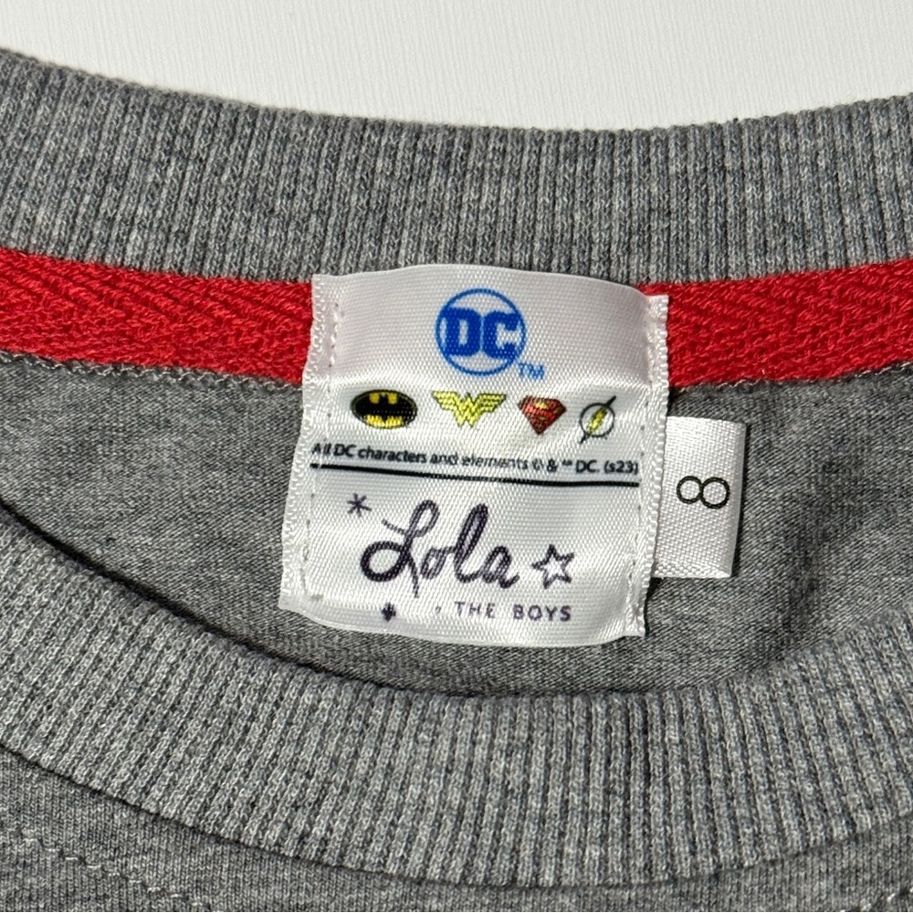Lola + The Boys x DC Comics Flash Long Sleeve Kids Tee - 8 - Picture 3 of 5